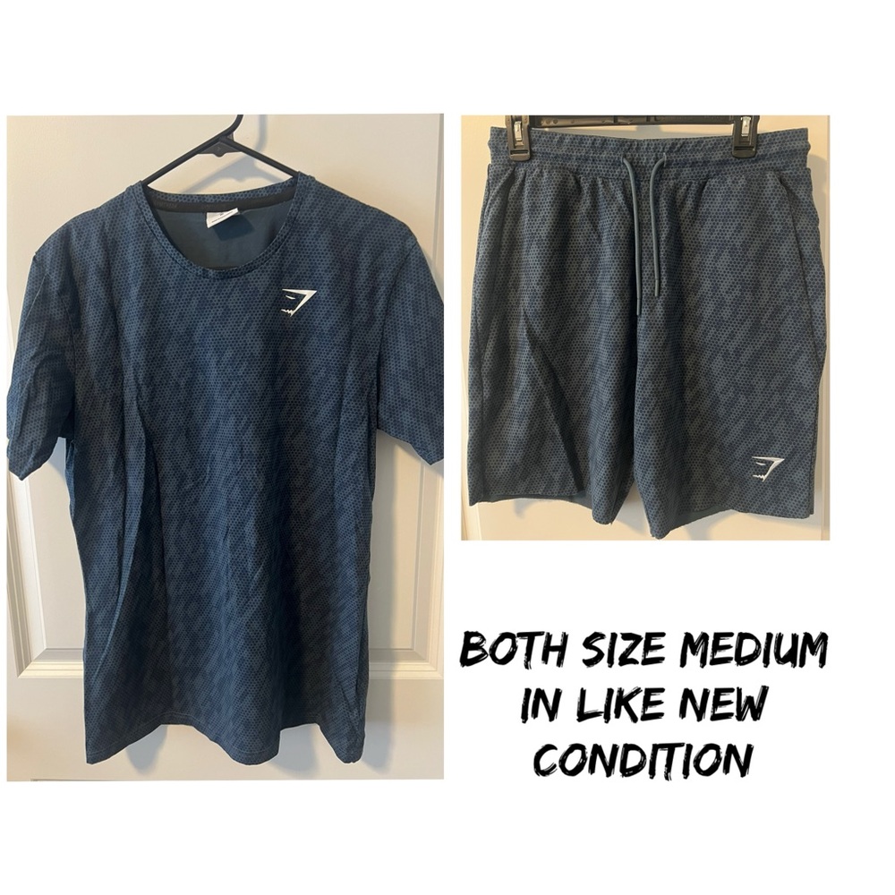 Gymshark T-shirt and shorts size medium